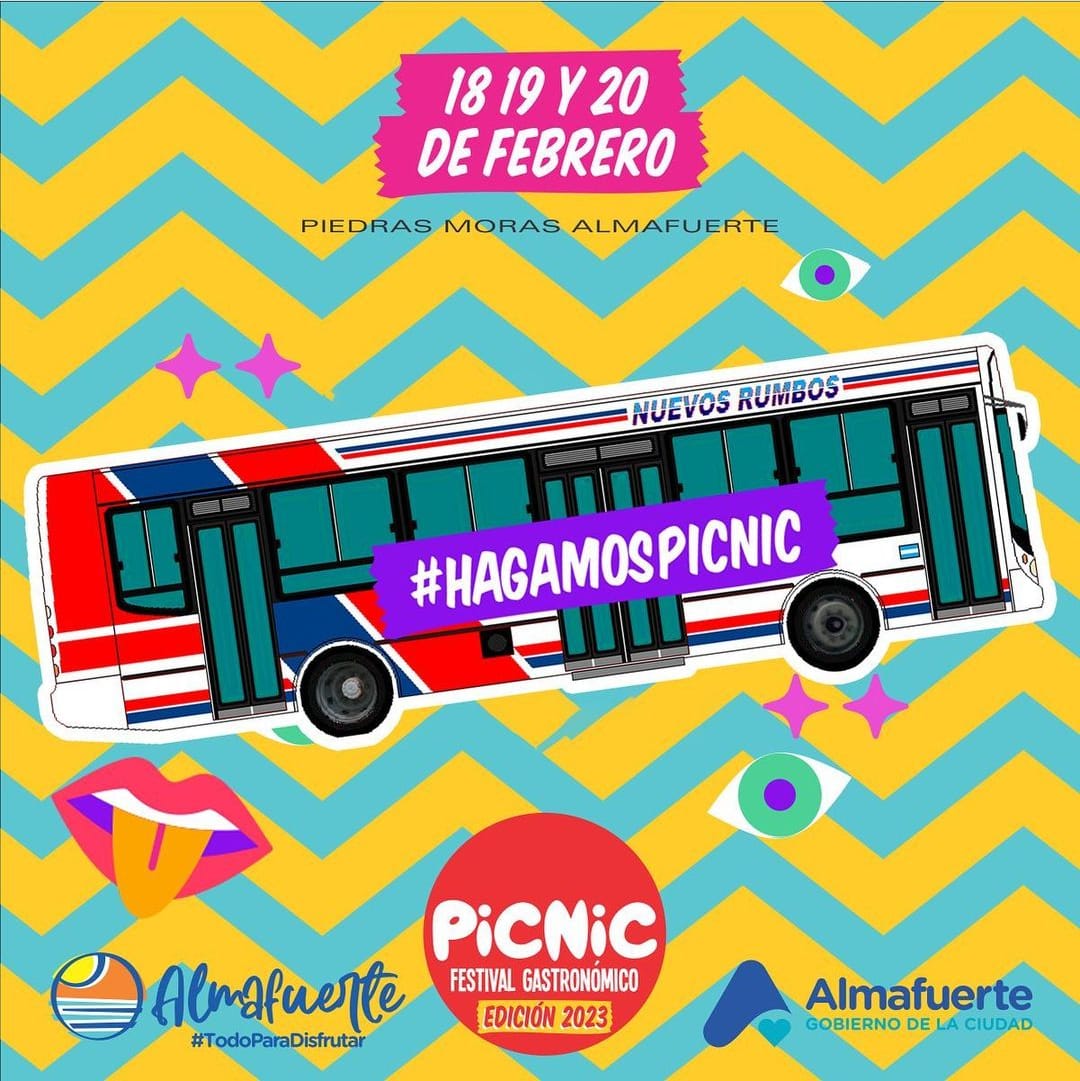 Habrá transporte gratuito para asistir al Picnic de Almafuerte El Ojo Web