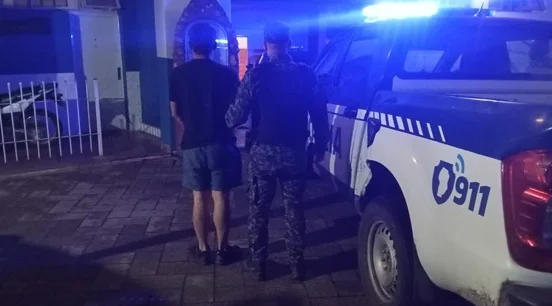 DETENIDO POR ATACAR A OTRO CON UN CANDADO