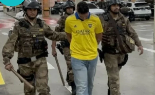 embalseño detenedio por racismo