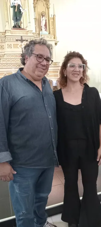 Pablo Lozano con Meli Ferreyra