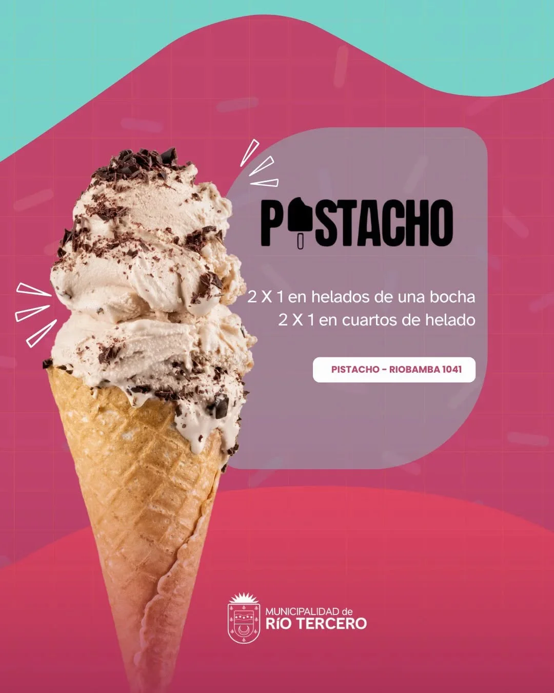 dia del helado pistacho