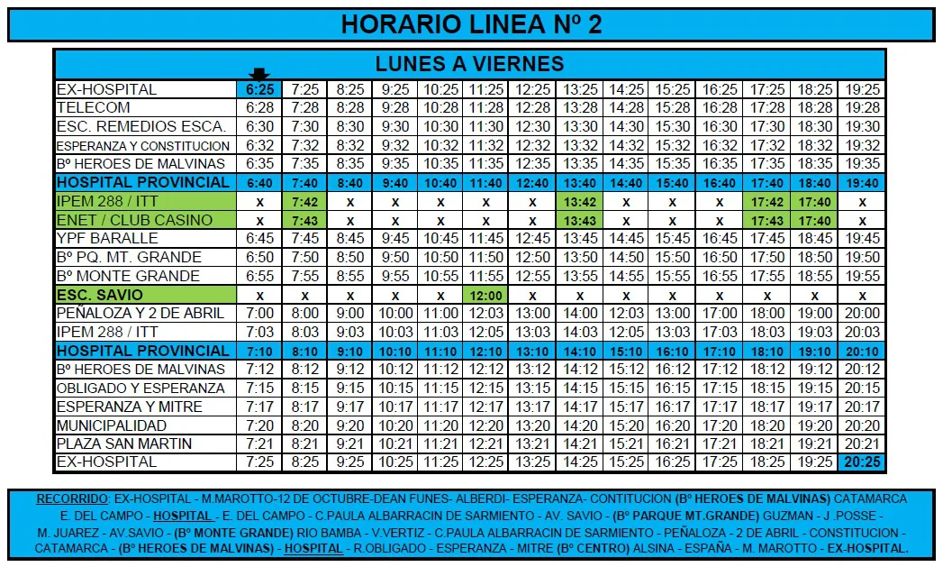 horarios rio bus abril 2026 123