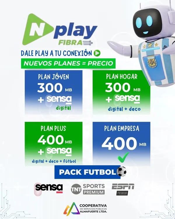 COOPERATIVA ALMAFUERTE PACK FUTBOL MUNDIAL 2026