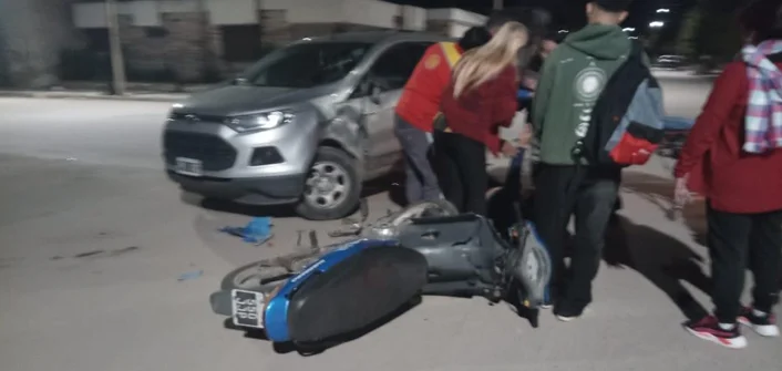 ACCIDENTE DE MOTO EN ALMAFUERTE