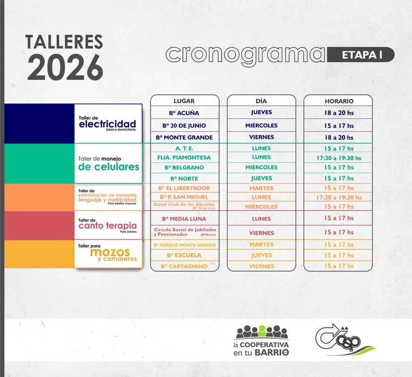 talleres cooperativa